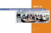 Boletín de adquisiciones - CICY · Benchmarking en áreas y procesos académicos ... (1ª ed.). México: Coordinacion Nacional para la Planeacion de la ... Secretaría de Agricultura,