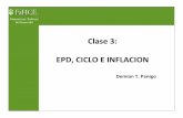 Clase 3: EPD, CICLO E INFLACION - FaHCE – UNLP · Demian T. Panigo. Maestría en Políticas de Desarrollo EPD, CICLO E INFLACIÓN Estructura de la clase y bibliografía 1. Introducción