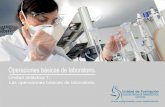 Tema 1 OBL - Ilustre Colegio Oficial de Farmacéuticos de ... tema 1.pdf · Ilustre Colegio Oficial de Farmacéuticos . de Granada. Qué son las operaciones básicas de laboratorio.