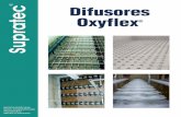 Difusores Oxyflex - acuatek.cl · Difusores Oxyflex ® Para impulsión y presurización de aire y gases neutros libres de aceite