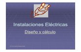 Instalaciones Eléctricas cálculo - OpenCourseWare …ocw.bib.upct.es/.../content/1/Instalaciones_Electricas_calculo.pdf · Instalaciones Eléctricas. Cálculo ... 5. . Prof. Dra.