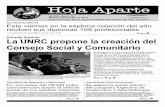 Consejo Superior La UNRC propone la creación del … · coincidencias sobre el relieve social de los adultos mayores ... Se realizó la quinta edición del Congreso Argentino de