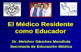 El Médico Residente como Educador - …lab3d.facmed.unam.mx/residentecomoeducador/material_de_talleres/... · PUEM FM UNAM . Método Comité de Educación Médica de Posgrado Revisión
