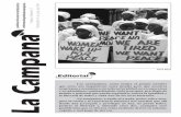 a a V época. Número 17 de 2014 - La Campana ... · información y debate anarquista ... Federación Anarquista Gran Canaria. ..... Págs. 8 y 9 21J: ¡Por el cierre de Celulosas!..