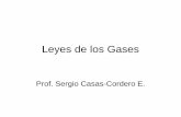 Leyes de los Gases - rumbonorte.cl de los Gases.pdf · Leyes de los Gases Robert Boye. Estudió los cambios de la Presión y el Volumen de un gas a Temperatura constante. Jacques