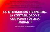 REPÚBLICA BOLIVARIANA DE VENEZUELA.. … · 1.4 Características cualitativas ... Marco Conceptual para la Preparación y Presentación de los Estados Financieros aprobado por el