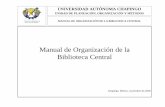Manual de Organización de la Biblioteca Centralupom.chapingo.mx/Descargas/manuales_organizacion/mo_biblioteca... · Se adopta el sistema de clasificación del Instituto Internacional