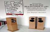 Proyecto: Ramón RamoNET@II - PCP audio · Las medidas de la caja van a ser similares a las ProAc 2S, ... El frontal es de 30 mm de grosor, mientras que las paredes laterales y superiores