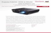 Proyector PJD5153 - SVGA de 800x600arrobaperu.com/pdf_especificaciones tecnicas_viewsonic/proyector... · Equipado con la tecnología SuperColor ™ ... el proyector PJD5153 cuenta