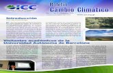 Visítanos en nuestro sitio WEB: Introducción - icc.org.gticc.org.gt/wp-content/uploads/2016/03/boletin-cambio-climatico-2... · Introducción Ph.D. Alex Guerra Noriega E Visitantes