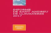 INFORME DE SANT ANDREU DE LLAVANERES 2017 … Sant Andreu de... · Quejas y actuaciones de oficio iniciadas con el Ayuntamiento de Sant Andreu de Llavaneres durante el año 2017 .....5