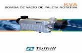 BOMBA DE VACÍO DE PALETA ROTATIVA - … · La bomba de vacío de paleta rotativa KVA no es la excepción y cuenta con muchos años de eficacia probada en aplicaciones. Compacta y