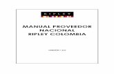 MANUAL PROVEEDOR NACIONAL RIPLEY COLOMBIA Prov Nac_Colombia_v100.pdf · Subgerencia Proveedores v 1.0.0 Esta información es de carácter confidencial y es de propiedad de Ripley
