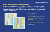 Mapa Mural Chile físico/político - Editorial Vicens Vives · Mapa Mural Chile físico/político El Mapa de Chile físico/político, está actualizado a 2013, confeccionado en papel