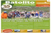Batolito€¦ · y el Gobierno Regional de La Libertad ... haciendo entrega de la primera etapa del Plan de Irrigación de Chuquitambo. ... Surquillo - Lima Agosto 2015 Campamento