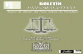 BOLETÍN INFORMATIVO - Poder Judicial de Tamaulipas · Abogados del Foro y comunidad jurídica en general, para que participen en los cursos de capacitación y actualización jurídica
