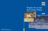 Reglas de Juego del Fútbol Playa - FIFA.comes.fifa.com/mm/document/affederation/federation/beach soccer laws... · banderín rojo. Serán de plástico irrompible, elásticos y a