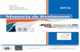 Memoria de Resúmenes - itvalleoaxaca.edu.mx · Oscar Villarreal Espino Barros, Sergio Román Ponce Coordinación editorial de RMAE Dr. José Cruz Carrillo-Rodríguez y Dr. Gerardo