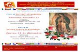 Feast of Our Lady of Guadalupe - Catholic Phillycatholicphilly.com/media-files/2014/12/Diciembre-December-2014-pdf.… · JUEVES, 11 DE DICIEMBRE Misa en honor a Nuestra Señora de