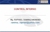 Mg. RAPHAEL RAMIREZ MORENO - minam.gob.pe · Corporación Enron entre otros, en setiembre del 2004, se emite el documento “Gestión de Riesgos Corporativos – Marco Integrado”