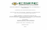 Trabajo de Titulaciónrepositorio.espe.edu.ec/bitstream/21000/11623/1/T-ESPE... · 2017-04-27 · DEPARTAMENTO DE CIENCIAS DE LA ENERGÌA Y MECÀNICA CARRERA DE INGENIERÌA MECÀNICA