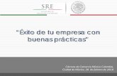 “Éxito de tu empresa con buenas prácticas”ccmexcol.com/wp-content/uploads/2018/03/SRE28Febrero.pdf · • Adscripción de personal del Servicio Exterior Mexicano cuya pareja