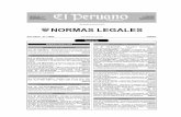 Cuadernillo de Normas Legales - gacetajuridica.com.pe · Autorizan viaje de la Ministra de ... provincia y departamento de Lima 420414 ... el cierre temporal de agencias ubicadas