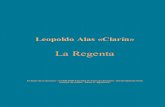 La Regenta - Categoríasbibliotecadigital.tamaulipas.gob.mx/archivos/descargas/580b22825... · Leopoldo Alas «Clarín»: La Regenta-3-El Autor de la Semana - ﬁ 1996-2000 Facultad