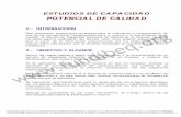 ESTUDIOS DE CAPACIDAD POTENCIAL DE CALIDADtecnicasdecep.pbworks.com/f/estudios_de_capacidad[1].pdf · ESTUDIOS DE CAPACIDAD POTENCIAL DE CALIDAD 1.- INTRODUCCIÓN ... 4.1.- PROCESO