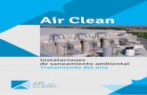 Air Cleanaircleansrl.com/img/brochure/AirClean_Brochure_es.pdf · • Eliminación de olor y gases ácidos producidos en estaciones de bombeo de aguas ... • Diseño y construcción