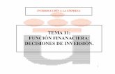 TEMA 11: FUNCIÓN FINANACIERA: DECISIONES DE …josejavierfernandez.weebly.com/uploads/2/6/6/7/2667447/tema_xi... · se está maximizando el valor de la empresa. 11.1.-NATURALEZA