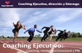 Coaching Ejecutivo, dirección y liderazgo · El coaching es una metodología reconocida para gestionar mejor el cambio dentro de las instituciones, empresas o personas, que necesitan
