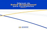 Salud Ocupacional para Contratistas - enfermeriaaps.com · NORMAS GENERALES DE SALUD OCUPACIONAL 8 A. Administrativas 10 B. EPP (Elementos de Protección Personal) ... herramientas