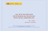 ACTUALIDAD INTERNACIONAL SOCIOLABORAL - … · Para cualquier consulta y solicitud de documentos dirigirse a: ... Informe sobre la gestión del fondo soberano de las ... de la Ley