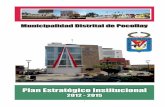 Plan Estratégico Institucional 2012 - … · Sistema de salud pública ... Actualización del diagnóstico situacional del distrito. ... Región : Tacna Departamento : Tacna
