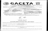 GACETA - ordenjuridico.gob.mx de Mexico... · del gobierno estado de mÉxico ... decreto numero .informe de resultados oe las ... descentralizado para el mantenimiento de vialidades