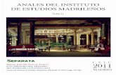Anales del Instituto de Estudios Madrileños 51 - …oa.upm.es/16783/1/INVE_MEM_2012_137143.pdf · Era el Viaje de Aguas ... Instituto de Estudios Madrileños, XVIII (1981), págs.