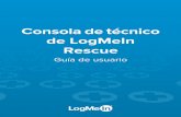 Consola de técnico de LogMeIn Rescue Guía de usuario€¦ · Cómo implementar un script ... Navegación rápida: acceder a destinos concretos de un dispositivo móvil.....71 Gestionar