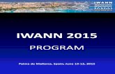 Presentación de PowerPoint - UGRiwann.ugr.es/2015/pdf/iwann15-Program.pdf · Manuel Fern andez Carmona, Jos e Manuel Peula Palacios, Cristina Urdiales and Fran- cisco Sandoval Session