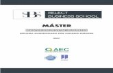 MÁSTER - Escuela online de negociosescuelaselect.com/wp-content/uploads/SBS007.pdf · • Densidad de palabras 2. Técnicas SEO off-page • Link Baiting • Creación de enlaces