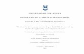 UNIVERSIDAD DEL AZUAY FACULTAD DE CIENCIA …dspace.uazuay.edu.ec/bitstream/datos/7542/1/13424.pdf · evaluaciÓn de reservas, estudio de prefactibilidad econÓmica y diseÑo de explotaciÓn