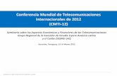 Conferencia Mundial de Telecomunicaciones … · Seminario sobre los Aspectos Económicos y Financieros de las Telecomunicaciones ... 1879 1906 1932 1938 1949 1958 1973 ... La estructura