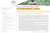Un Mundo de - UNESDOC Database | United Nations ...unesdoc.unesco.org/images/0016/001609/160923S.pdf · ganado, lo hace también contra los biocombustibles, devoradores, ellos también,