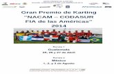 Gran Premio de Karting NACAM CODASUR FIA de las … · nuestra región y con la idea clara de fortalecer la formación de nuestros ... la Federación Mexicana de Automovilismo ...
