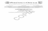 PERIÓDICO OFICIAL - po.tamaulipas.gob.mxpo.tamaulipas.gob.mx/wp-content/uploads/2017/02/cxlii-12-260117... · Sexto Aniversario de la Constitución Política Local" 5. Plan Municipal