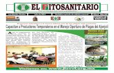 EL ITOSANITARIO F - sanidaddelvalledelfuerte.org.mx · alimentarse, seguido del control biológico, mediante la liberación de insectos benéficos, ya que usándolos oportunamente