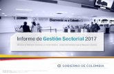 Informe de Gestión Sectorial - cancilleria.gov.co · Informe de Gestión Sectorial 2017 Ministerio de Relaciones Exteriores y su Fondo Rotatorio - Unidad Administrativa Especial