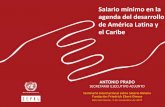 Salario mínimo en la agenda del desarrollo de América ... · Salario mínimo en la agenda del desarrollo de América Latina y el Caribe Antonio Prado Igualdad con enfoque de derechos