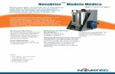 NovaDrier™ Modelo Médico - static.novatec.comstatic.novatec.com/uploads/2012/08/NDM-15-SEP-2014-ESP.pdf · *Rendimiento de capacidad basado en pellets de policarbonato @ 38 lb./ft.3