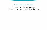 Lecciones de metafísica - Libro Esotericolibroesoterico.com/biblioteca/metafisica/Lecciones de-Metafisica.pdf · shakespeareana de que «estamos hechos de la misma materia que los